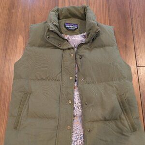 Green Patagonia Down Bivy Vest